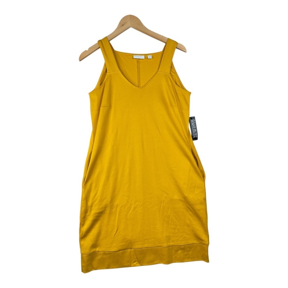New New York & Company Sleeveless V-neck Dress size‎ Small Yellow